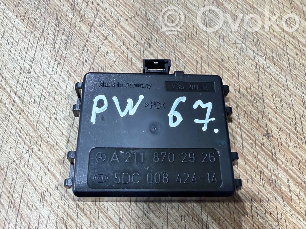 Mercedes-Benz E W211 Sensor de lluvia 