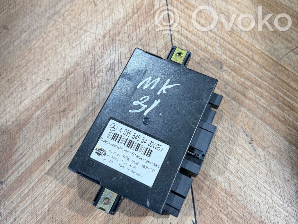 Tailgate/trunk control unit/module   A0355455432,5ZA00846920
