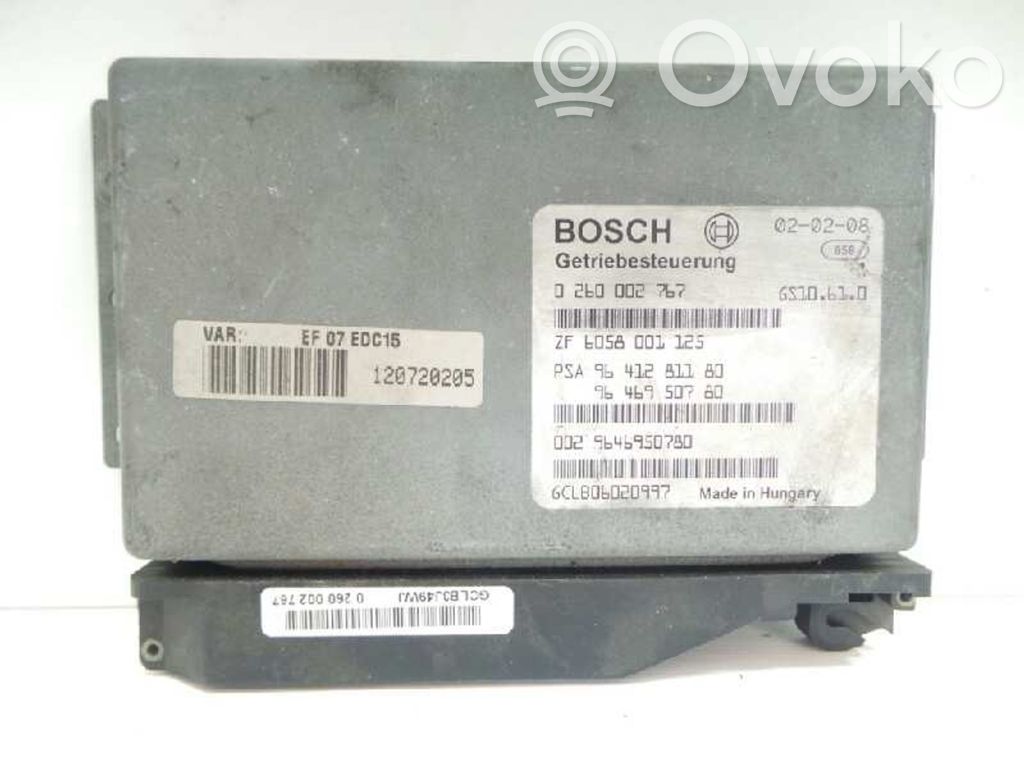 Pavarų dėžės valdymo blokas   BOSCH