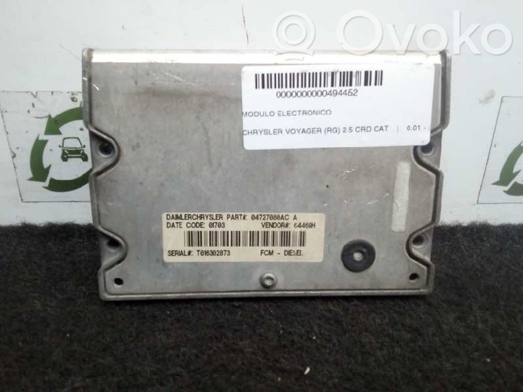 Other control units/modules   04727080AC64469H