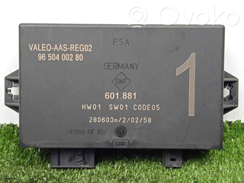 Other control units/modules   9650400280