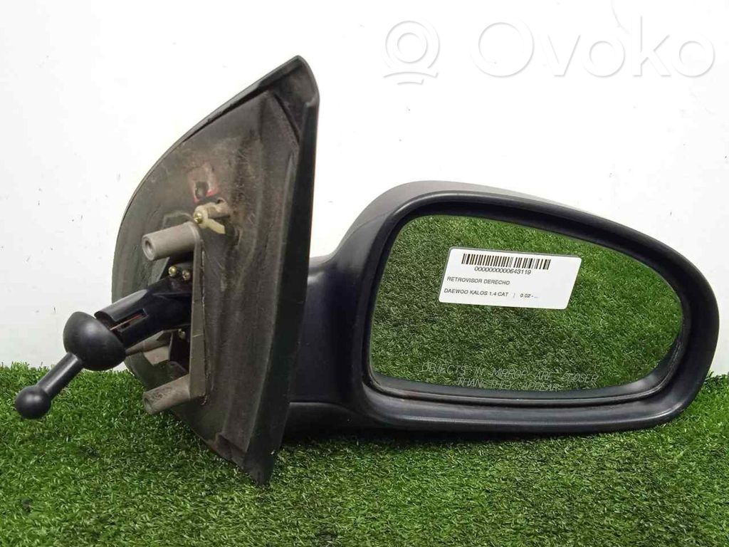 Oglindă electrică ușă față   NEGRO