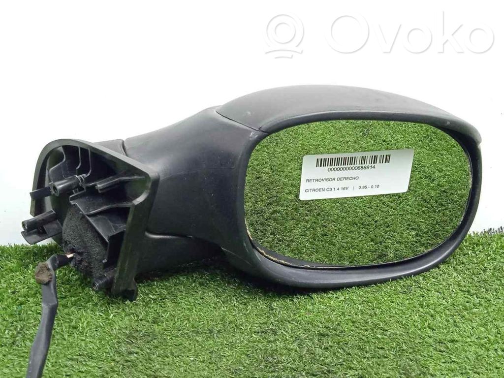 Citroen C3 Front door electric wing mirror 