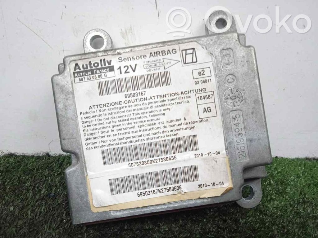 Airbag control unit/module   607630800G