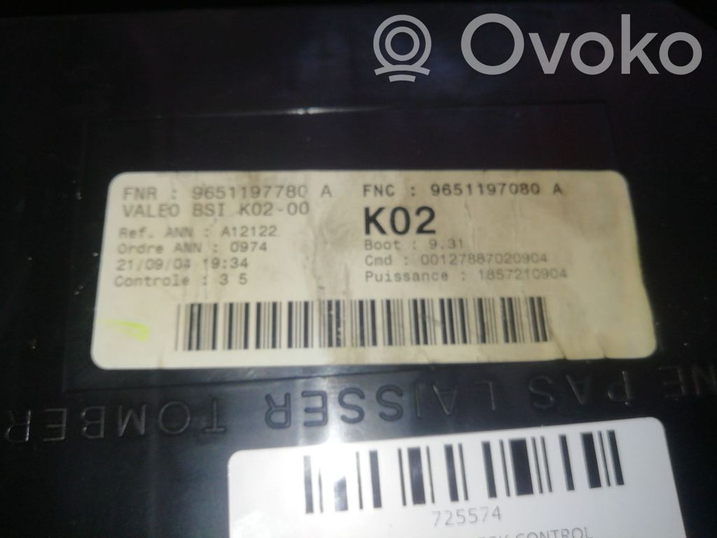 Muut ohjainlaitteet/moduulit   BSIK02,VALEO