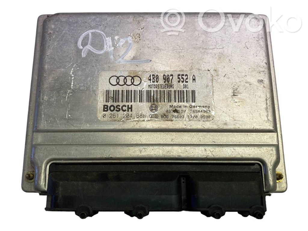 Engine control unit/module   4B0907552A,0261204688,26SA4963