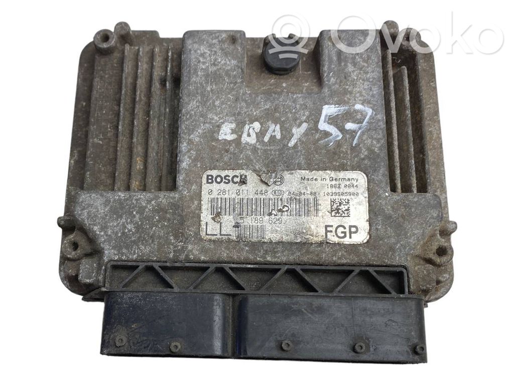 Engine control unit/module   5189629,0281011448,1039S05900