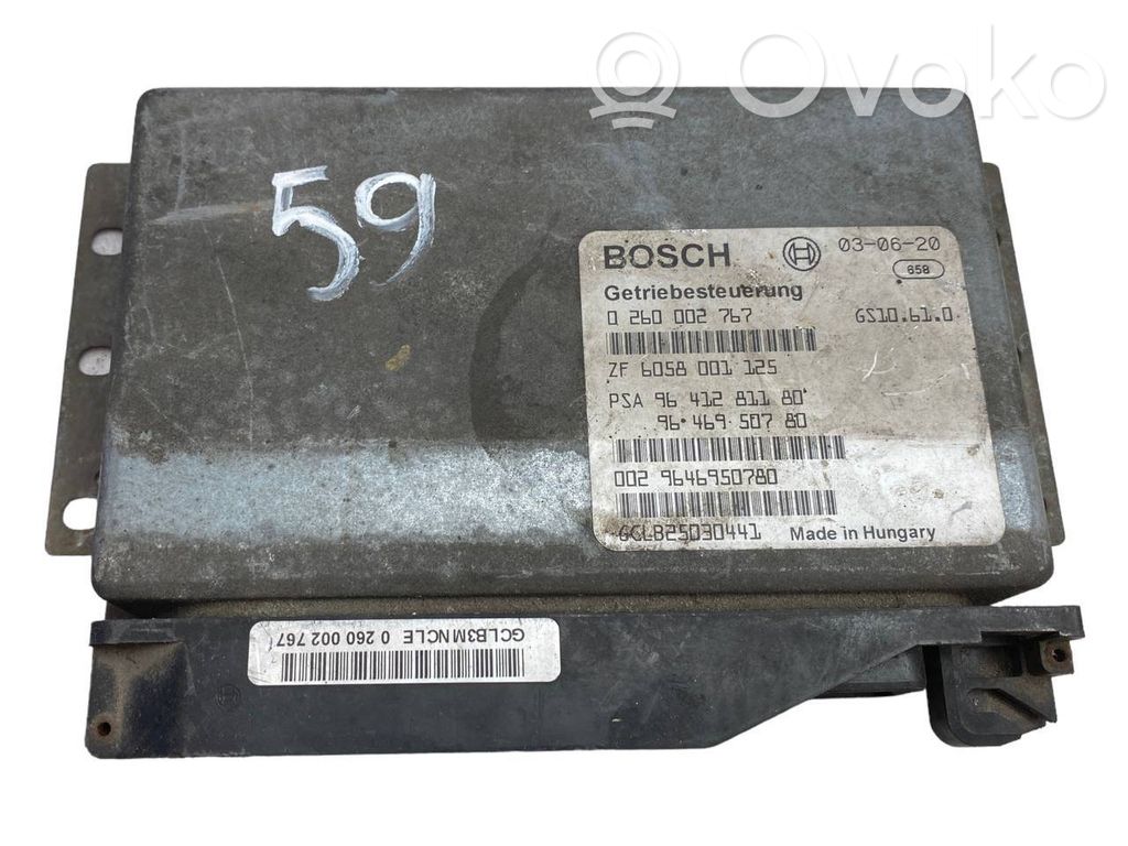 Gearbox control unit/module   9646950780,9641281180,0260002767