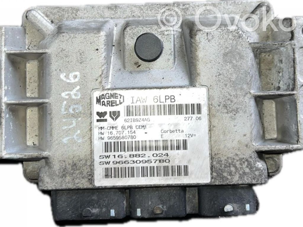 Peugeot 407 Engine control unit/module 