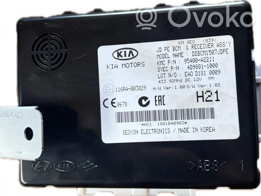 KIA Ceed Central body control module 