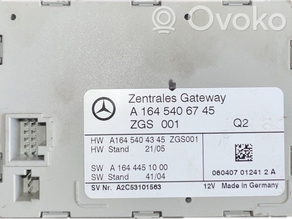Mercedes-Benz R W251 Modul control gateway 