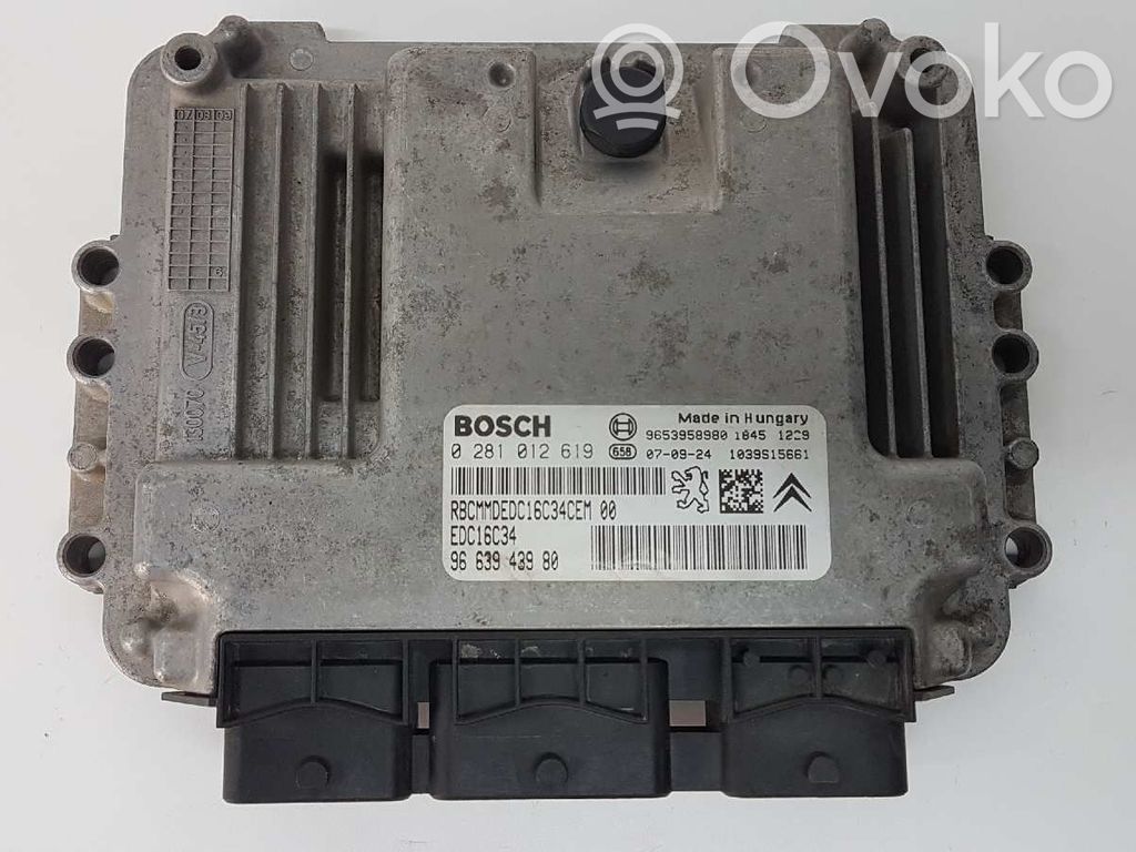 Peugeot Partner Engine control unit/module 