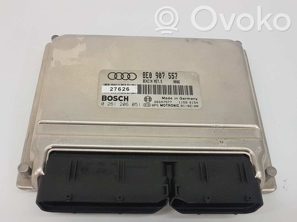 Moottorin ohjainlaite/moduuli   8E0907557,0261206051