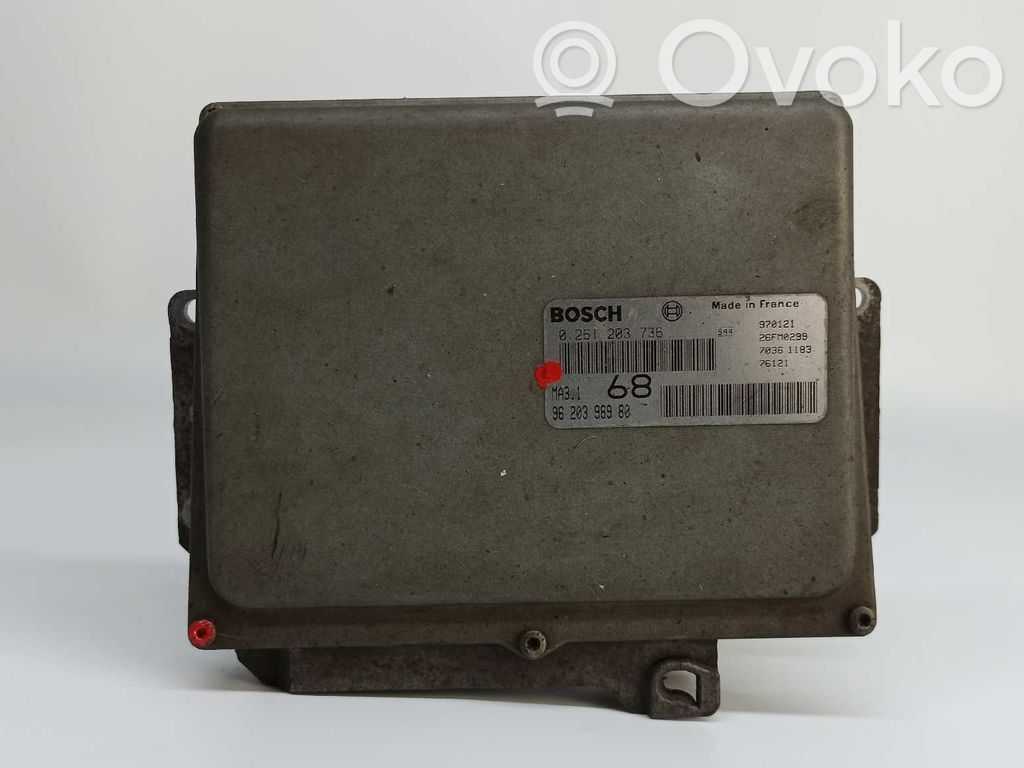 Citroen Saxo Engine control unit/module 