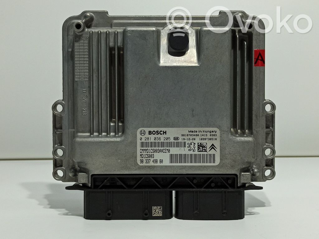Opel Corsa F Engine control unit/module 