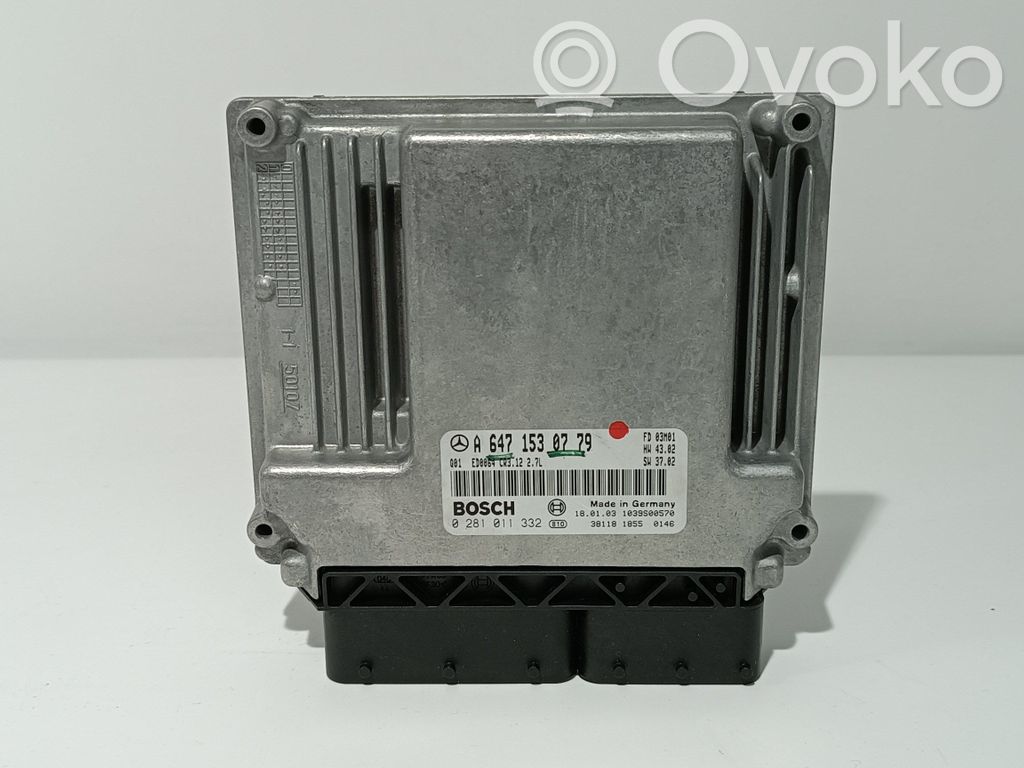 Mercedes-Benz E W211 Calculateur moteur ECU 