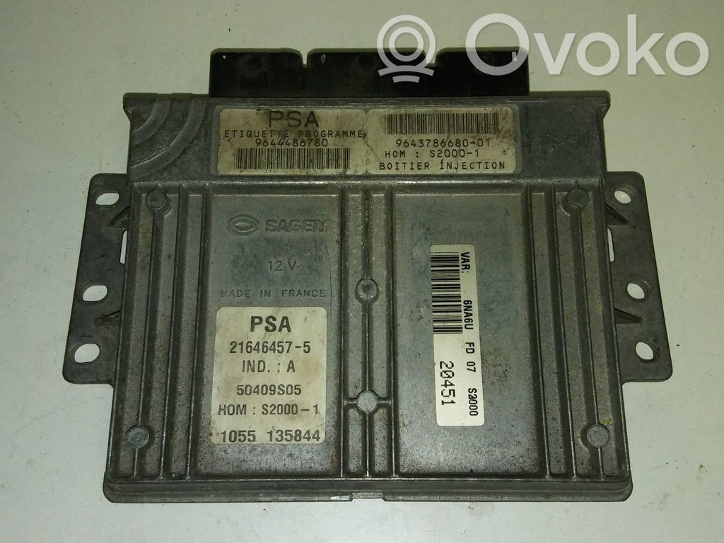 Citroen C5 Engine control unit/module 