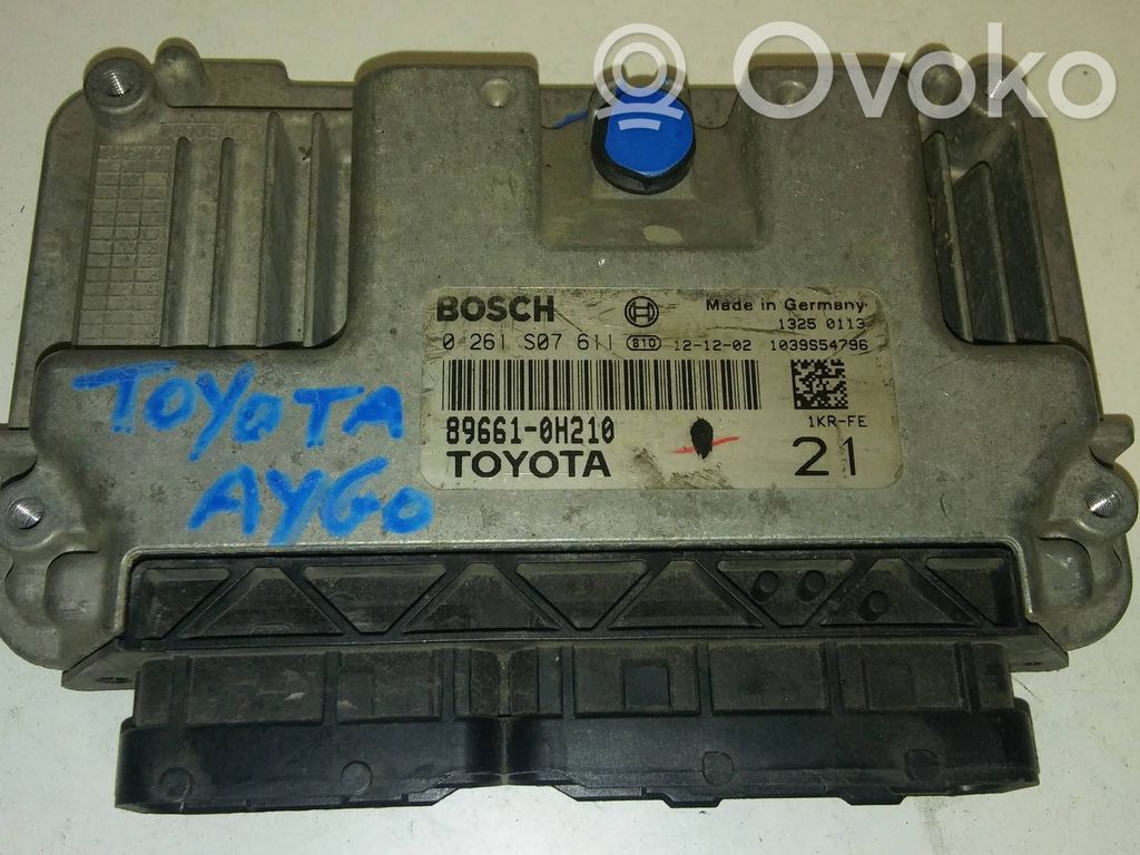 Toyota Aygo AB10 Sterownik / Moduł ECU 