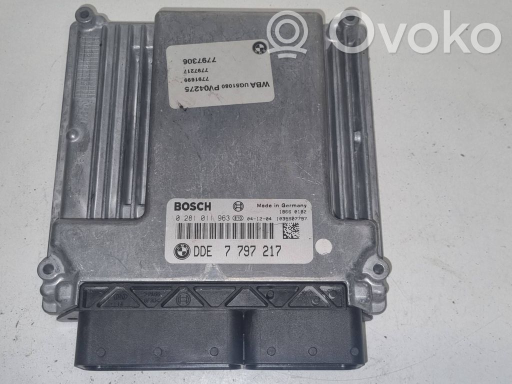 Engine control unit/module   0281011963,7797217