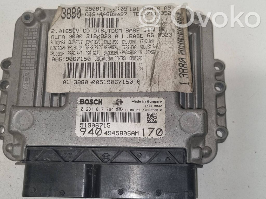 Alfa Romeo Giulia Engine control unit/module 