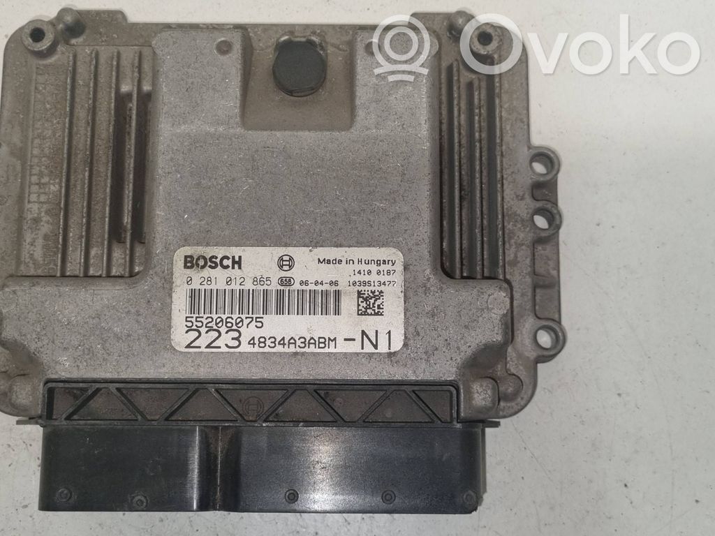Engine control unit/module   0281012865,55206075