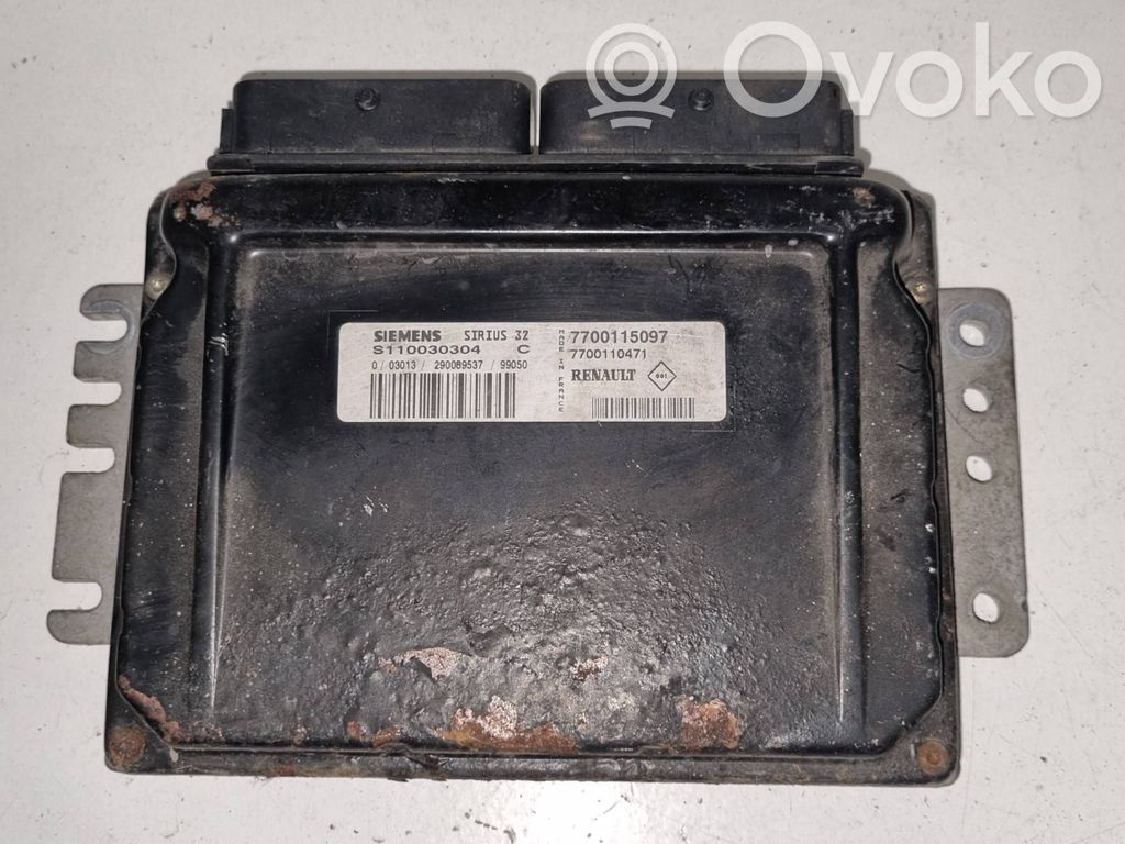 Renault Clio II Engine control unit/module 
