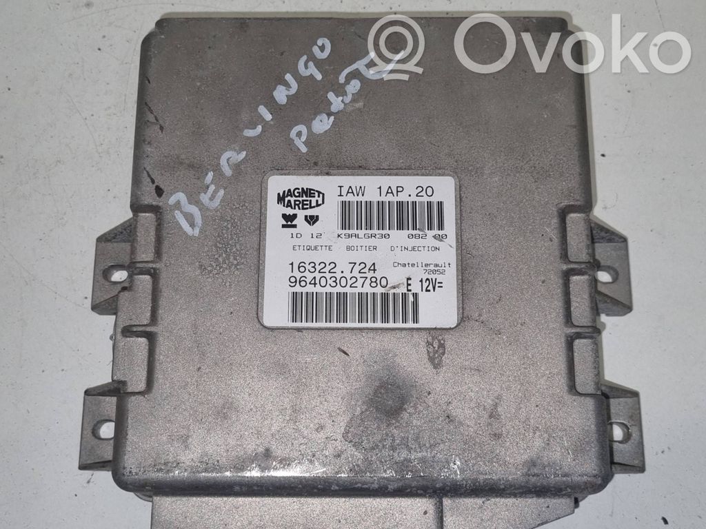 Engine control unit/module   IAW1AP20,9640302780