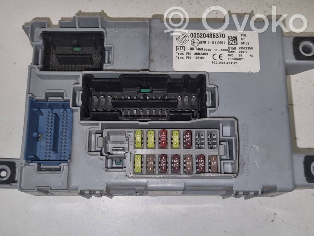 Fiat Panda III Sterownik / Moduł komfortu 