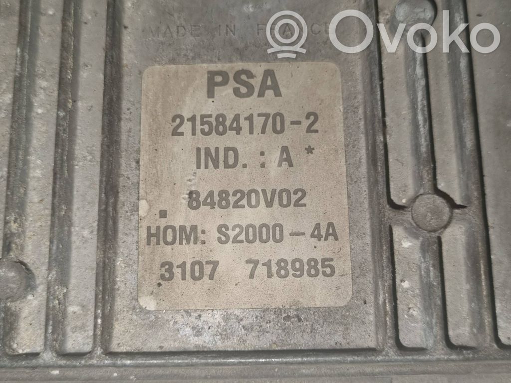Peugeot 206 Unitate/modul de control motor 