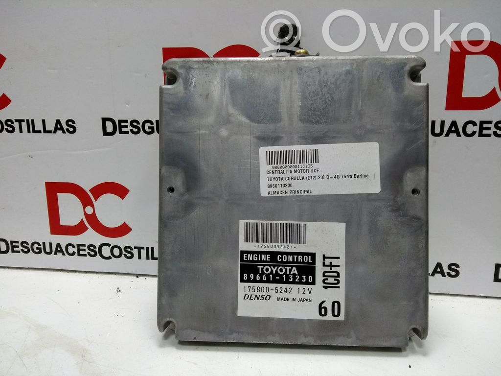 Engine control unit/module   8966113230,1758005242,1CDFT