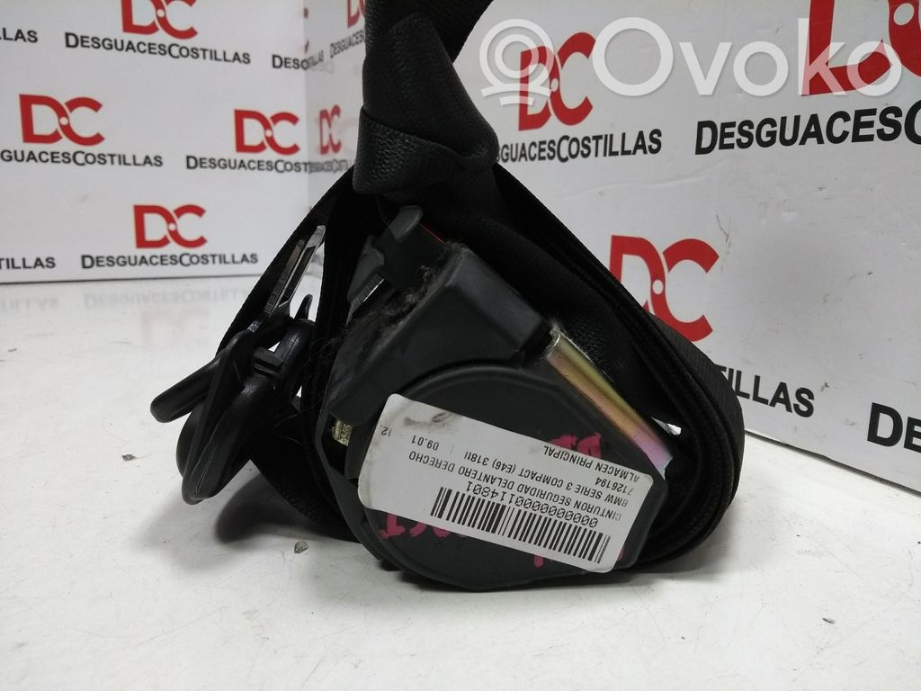 BMW 3 E46 Front seatbelt 