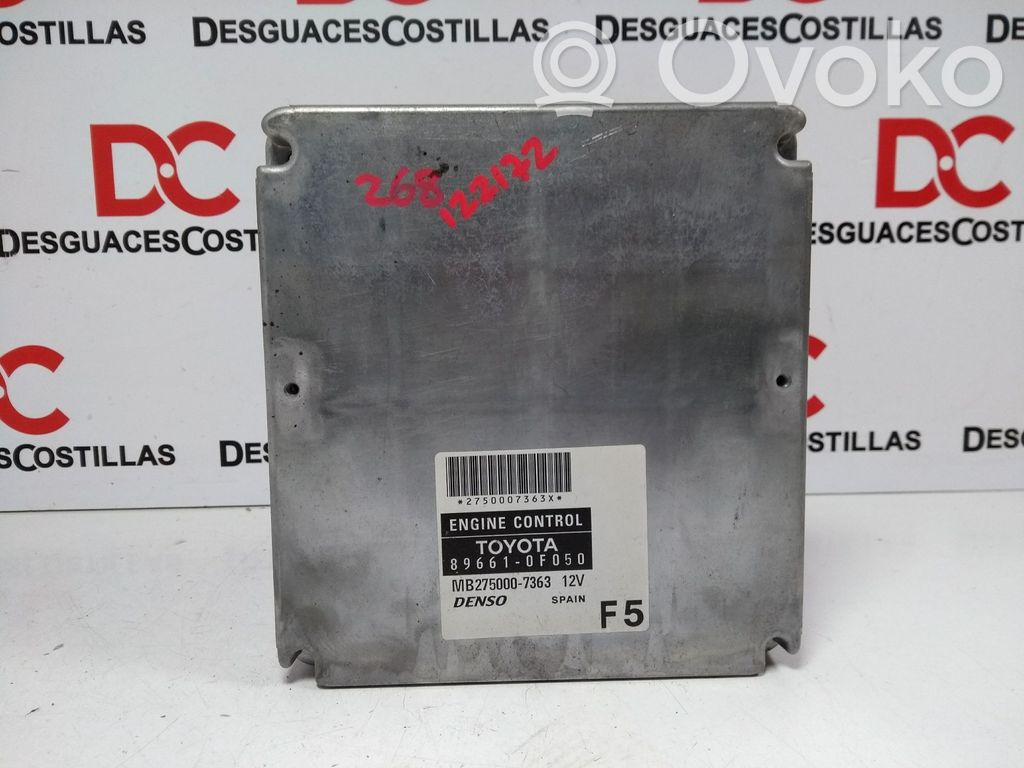 Toyota Corolla Verso E121 Engine control unit/module 