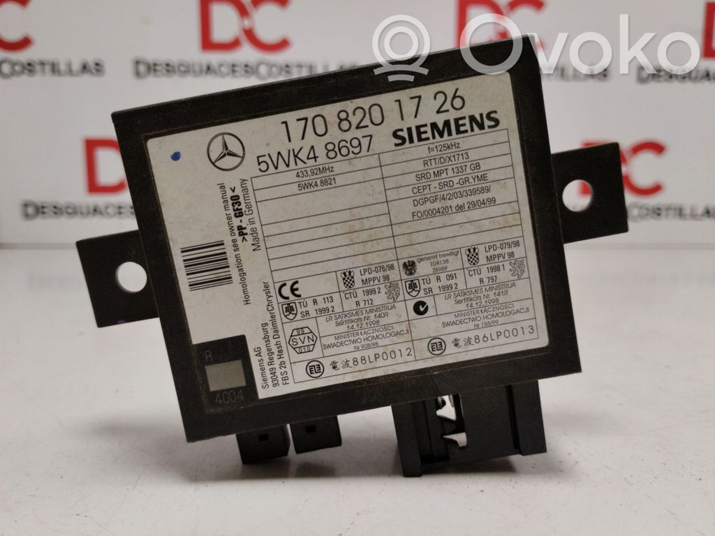 Mercedes-Benz SLK R171 Comfort/convenience module 