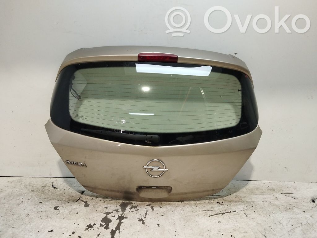 Opel Corsa D Tylna klapa bagażnika 