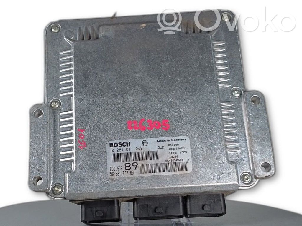Peugeot 307 Engine control unit/module 