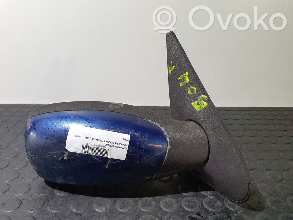 Peugeot 306 Front door electric wing mirror 