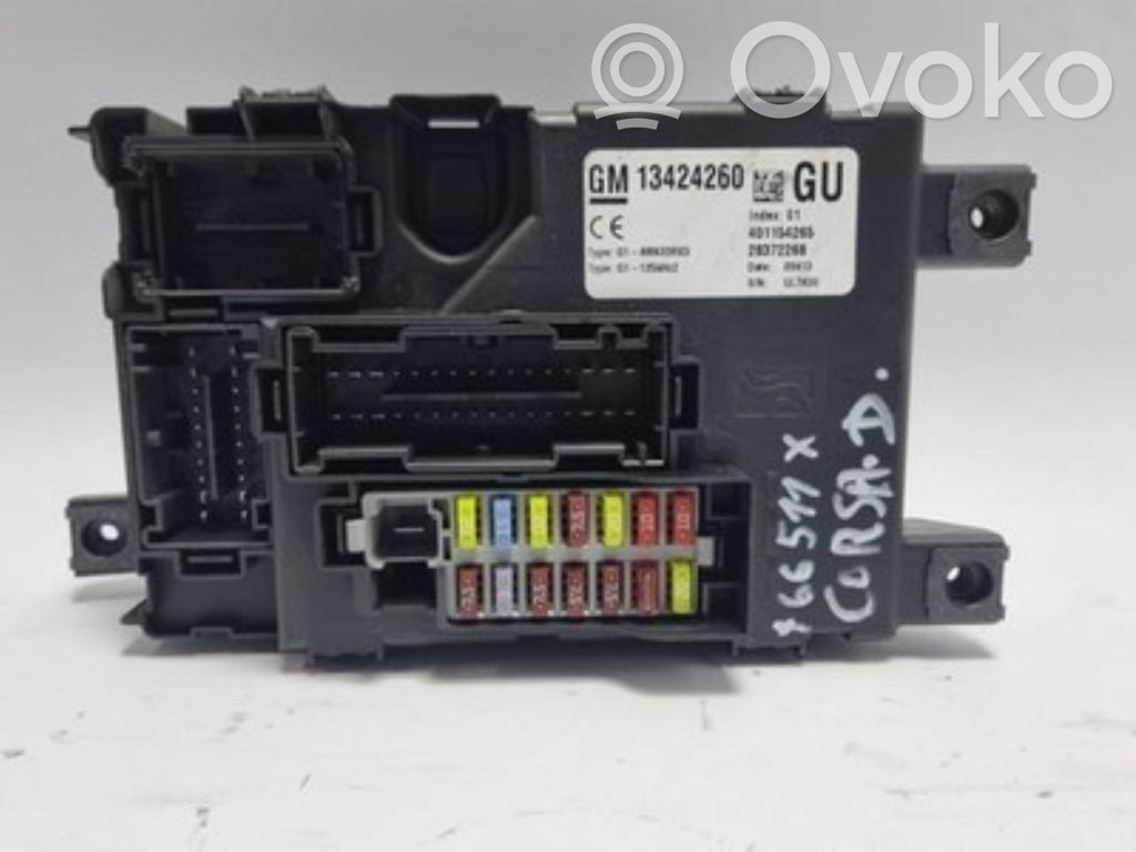 Opel Corsa D Sulakemoduuli 