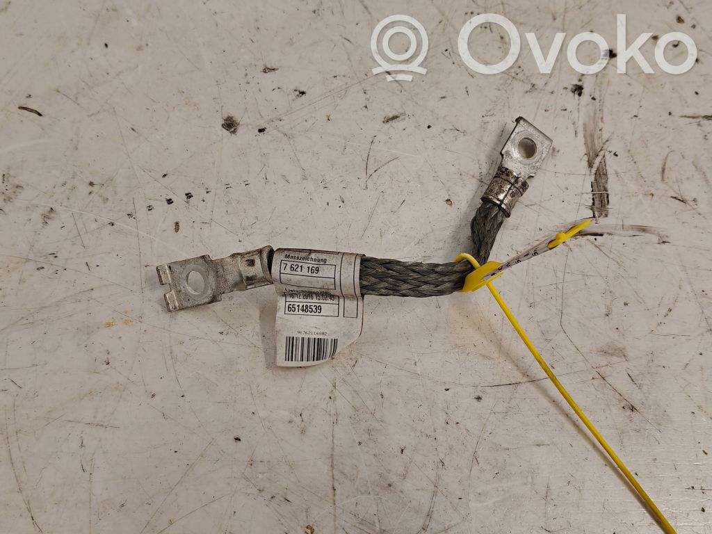 BMW 3 F30 F35 F31 Cablu cu bornă negativă (baterie) 