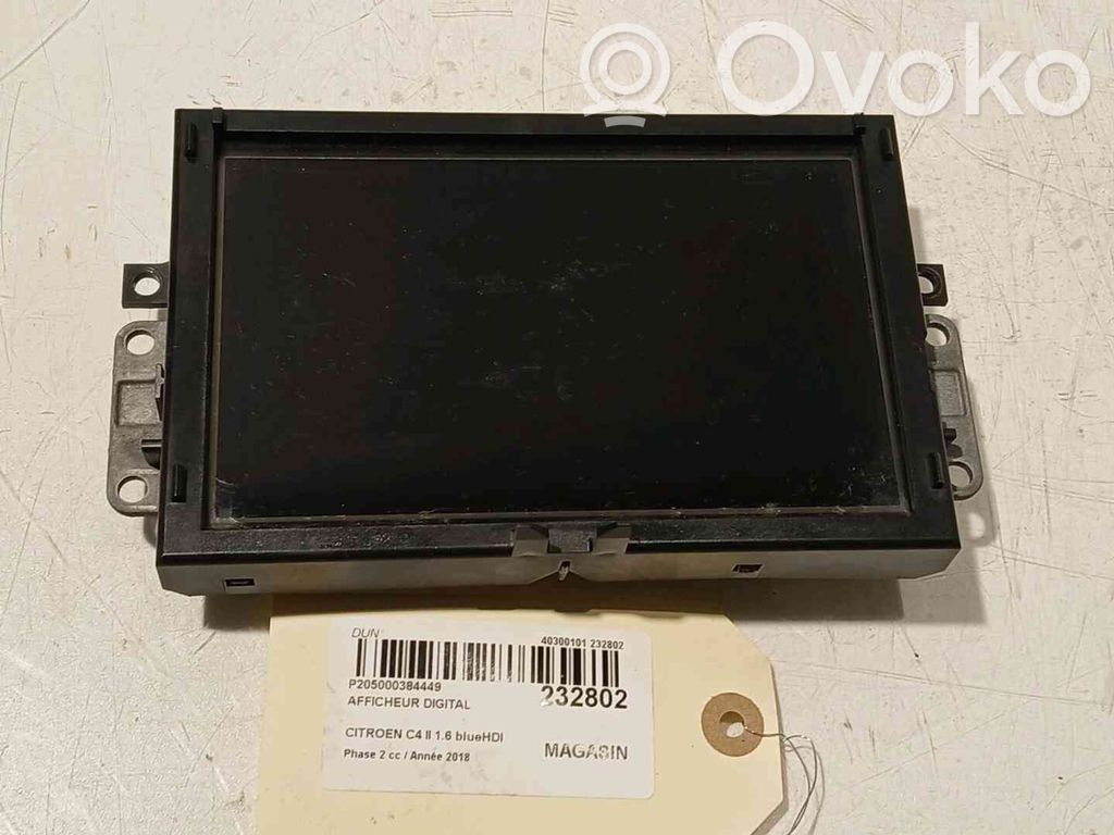 Citroen C4 II Screen/display/small screen 