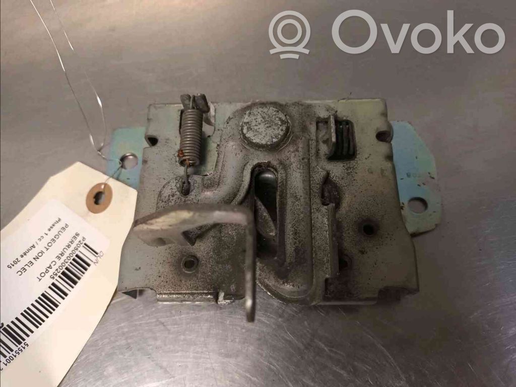 Peugeot iOn Engine bonnet/hood lock/catch 