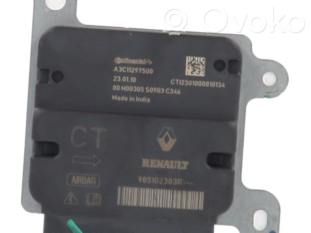 Dacia Spring Unidad de control/módulo del Airbag 