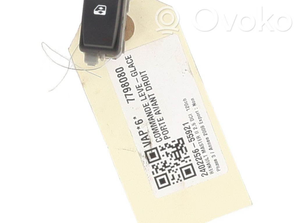 Renault Master II Electric window control switch 