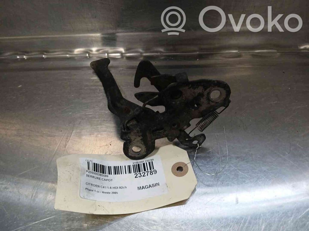 Citroen C4 I Engine bonnet/hood lock/catch 