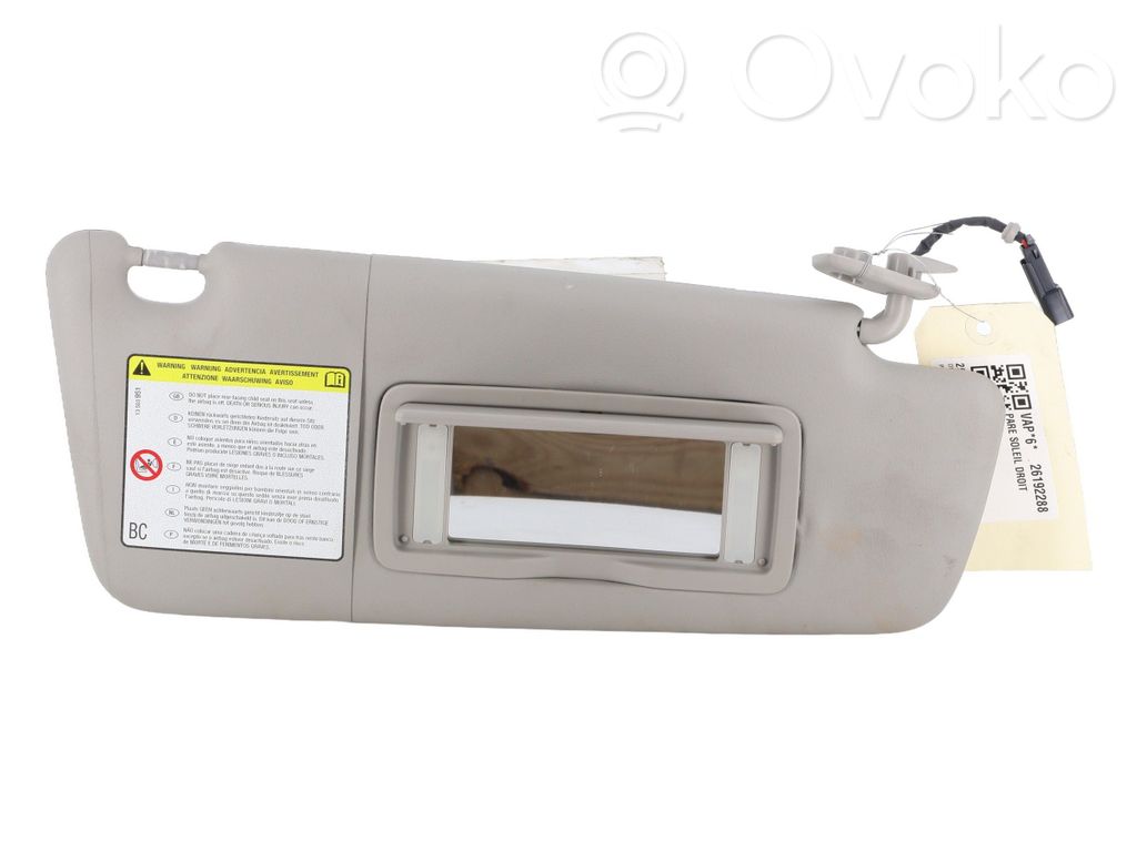 Opel Meriva B Aletta parasole 