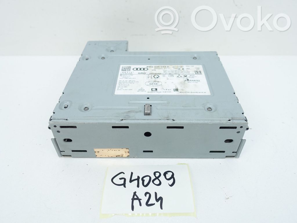 Navigaatioyksikkö CD/DVD-soitin   8W2035043D,8W2035043D