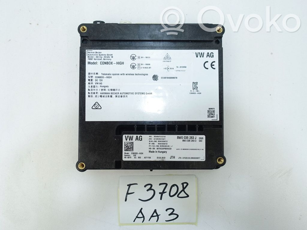 Gateway control module   8W0035283J,8W0035283J