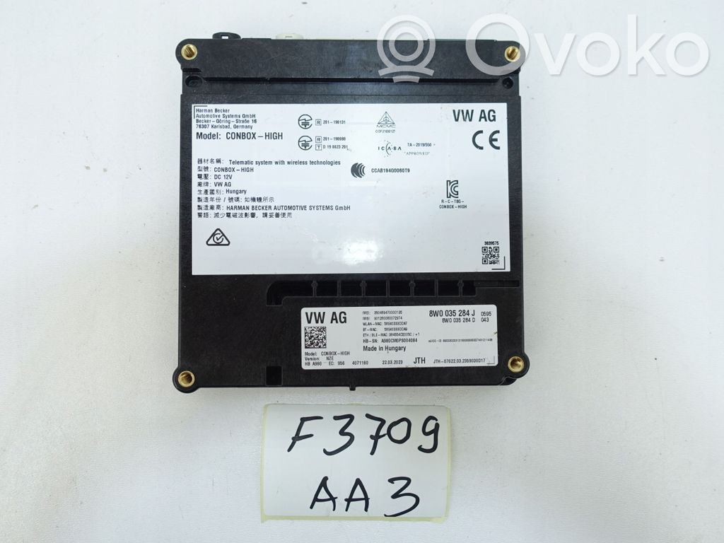 Otras unidades de control/módulos   8W0035284J,8W0035284J