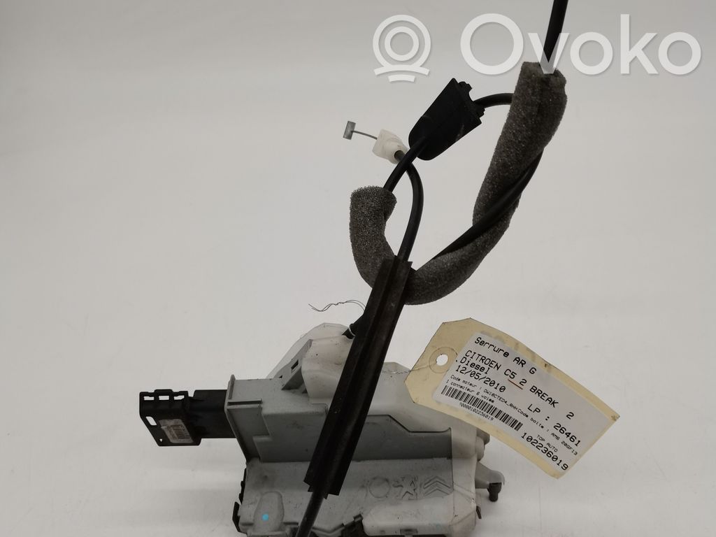 Citroen C5 Rear door lock 