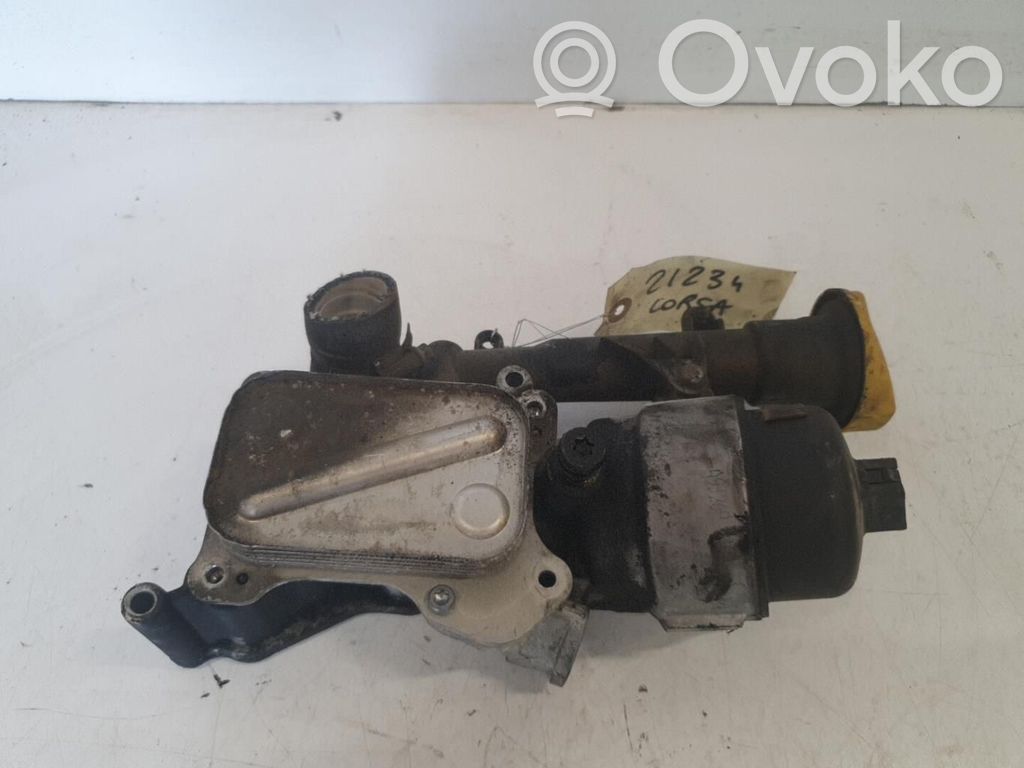 Opel Corsa D Oil filter mounting bracket 