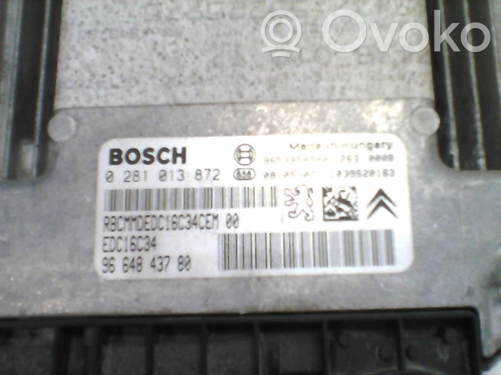 Peugeot 308 Engine control unit/module 